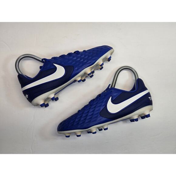 NIKE Tiempo Legend VIII Academy FG Men's Soccer Cleats Style AT6881-414 Sz 2.5Y - Picture 1 of 6
